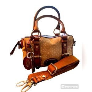 Vintage Fossil Maddox Satchel
